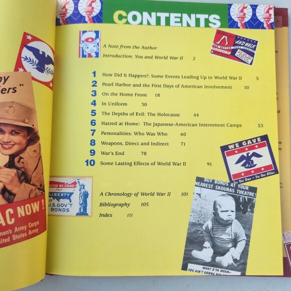 V Is for Victory Book America Remembers World War Kathleen Krull WW 2 Hardcover - Picture 11 of 11